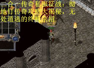 二合一传奇私服征战：彻地钉传奇攻略大揭秘，无处遁逃的终极杀招
