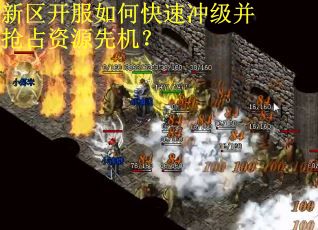 新区开服如何快速冲级并抢占资源先机？