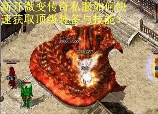 新开微变传奇私服如何快速获取顶级装备与技能？
