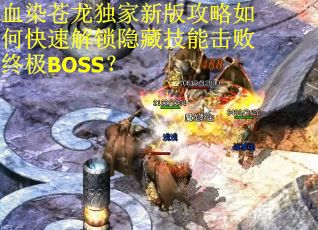 血染苍龙独家新版攻略如何快速解锁隐藏技能击败终极BOSS? 血染苍龙独家新版攻略如何快速解锁隐藏技能击败终极BOSS?