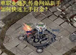 单职业迷失传奇网站新手如何快速上手打金？