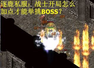 逐鹿私服：战士开局怎么加点才能单挑BOSS？