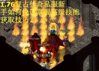1.76复古传奇私服新手如何快速掌握高级技能获取技巧？