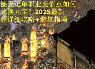 憾天记单职业充值点如何兑换元宝？2025最新超详细攻略+避坑指南
