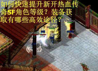 如何快速提升新开热血传奇SF角色等级？装备获取有哪些高效途径？