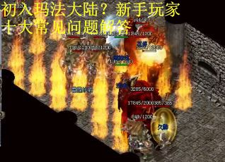 初入玛法大陆？新手玩家十大常见问题解答