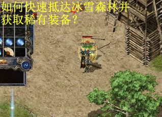 如何快速抵达冰雪森林并获取稀有装备？