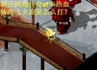 新开网通传奇sf中热血传奇飞火流星怎么打？