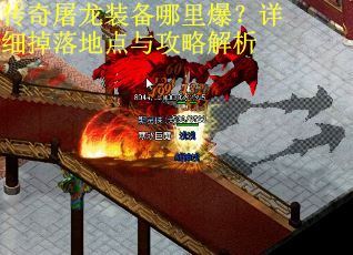 传奇屠龙装备哪里爆？详细掉落地点与攻略解析